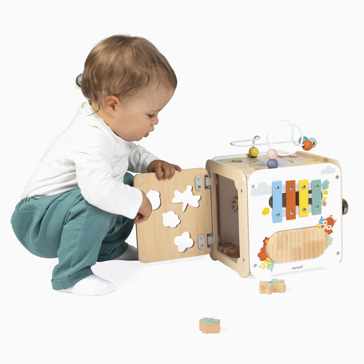 Janod Multi-Activity Cube - Pure