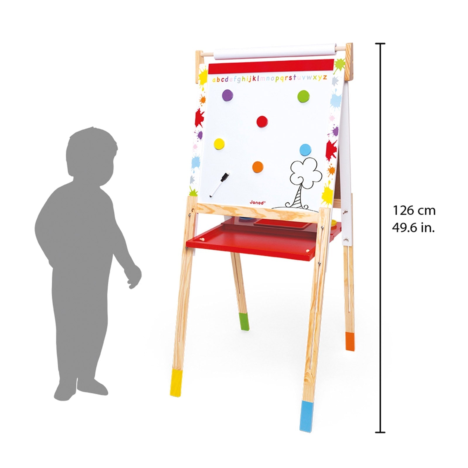 Janod Splash Adjustable Easel