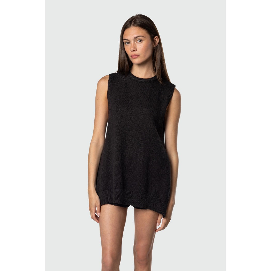 TEAMLTD - KNIT TANK | Black