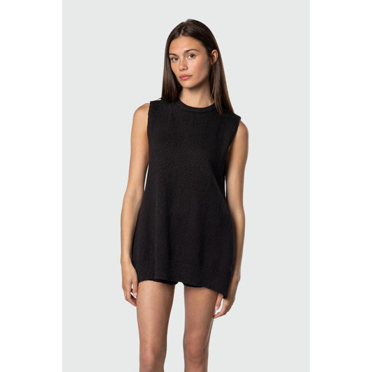 TEAMLTD - KNIT TANK | Black
