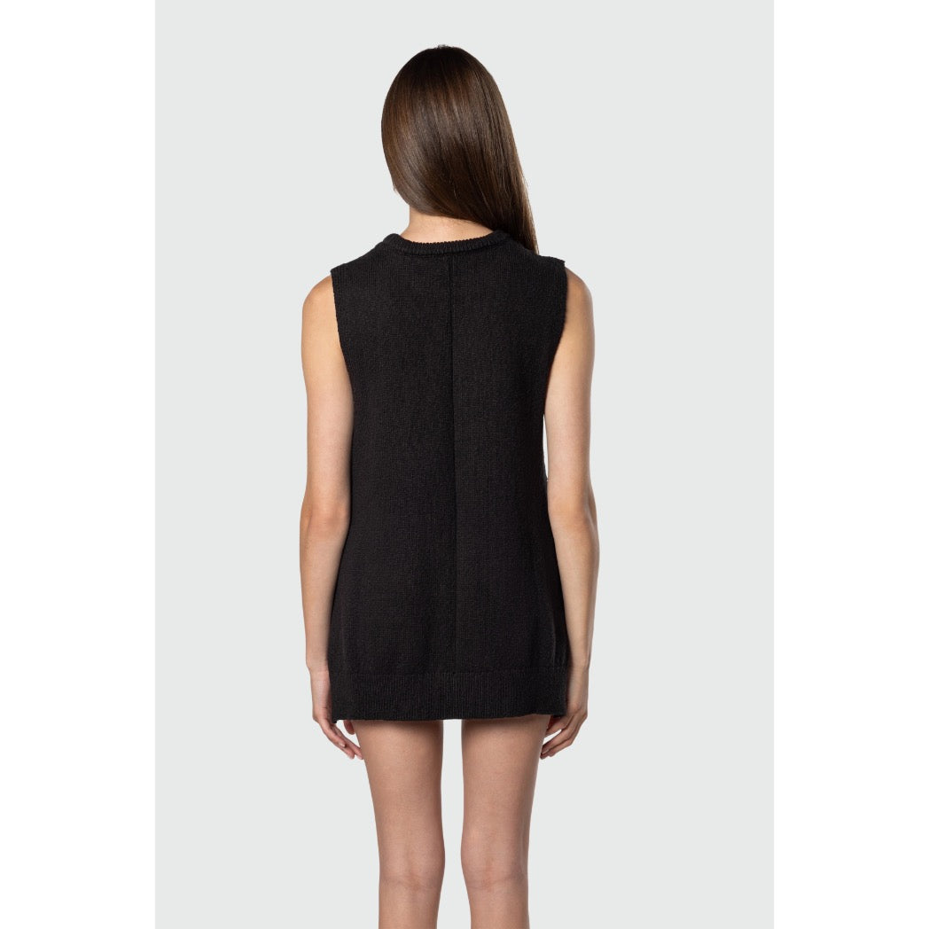 TEAMLTD - KNIT TANK | Black