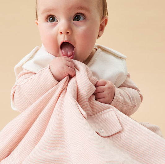 Clever Winter Sleeping Bag 2.5 TOG - Blush Stripe