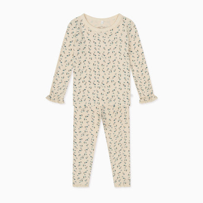Floral Ribbed Pyjamas