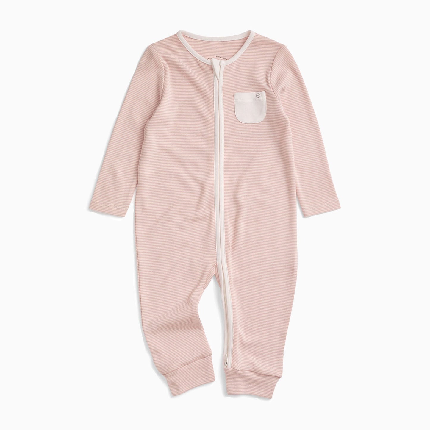 Clever Zip Sleepsuit - Blush Stripe