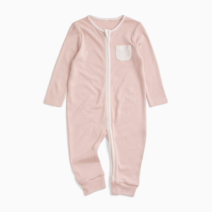 Clever Zip Sleepsuit - Blush Stripe
