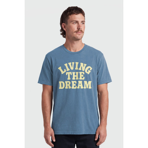 TEAMLTD - LIVING THE DREAM TEE | Washed Blue