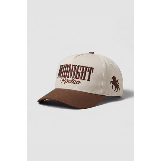 TEAMLTD - MIDNIGHT RODEO SNAPBACK | Cream Brown