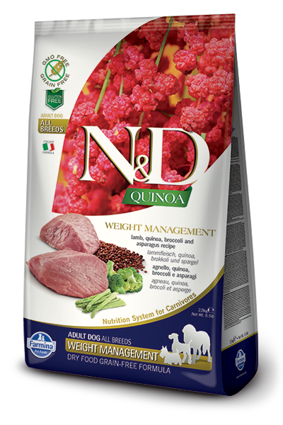 Farmina N&D Quinoa Weight Management Lamb for Adults Dry Dog Food