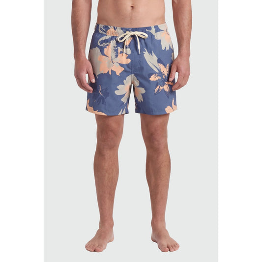 TEAMLTD - CLASSIC 6" SWIM SHORTS | Blue Hibiscus