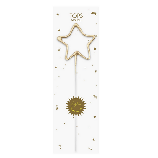 Big Golden Star Sparkler Wand