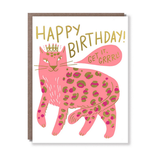 Birthday Grrrl -cheetah