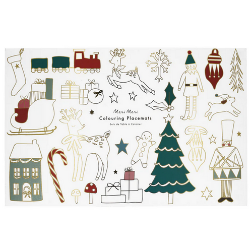 Christmas Coloring Placemats (8pk)