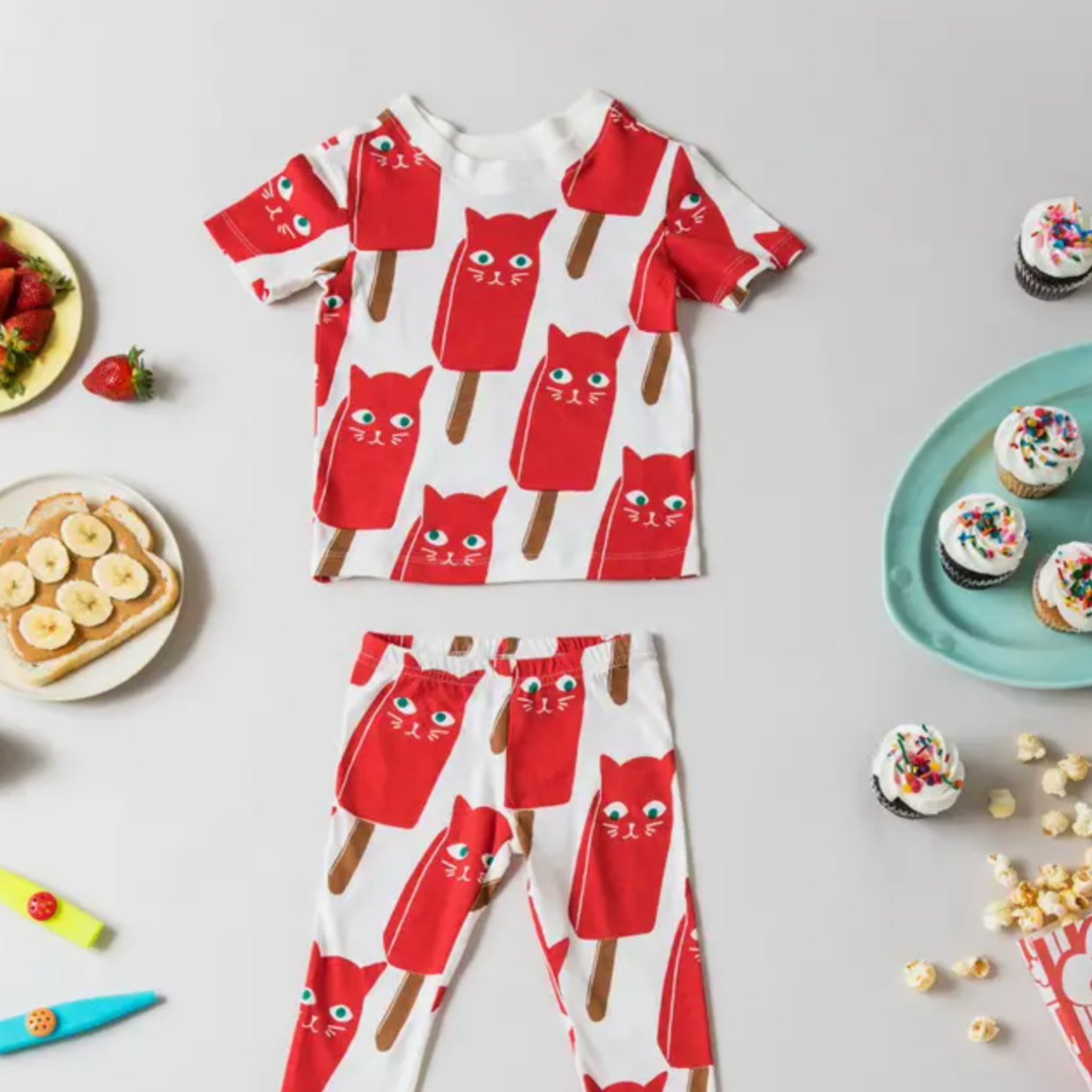 All Over Catsicle Baby T-Shirt