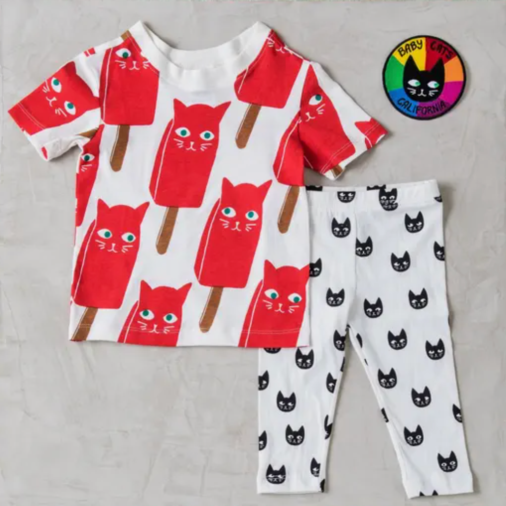 All Over Catsicle Baby T-Shirt