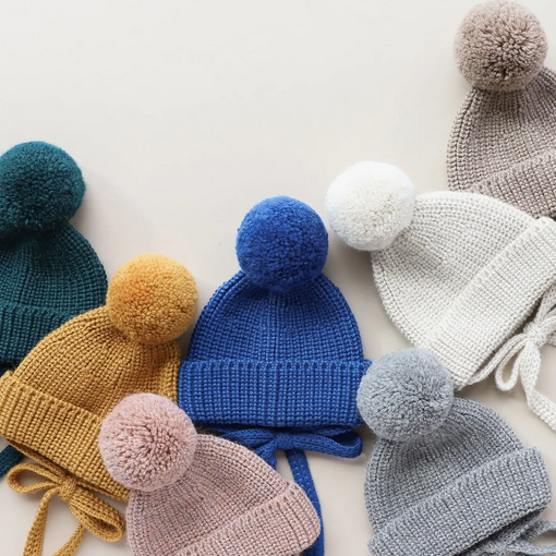 Alpaca Wool Marine Kids Beanie