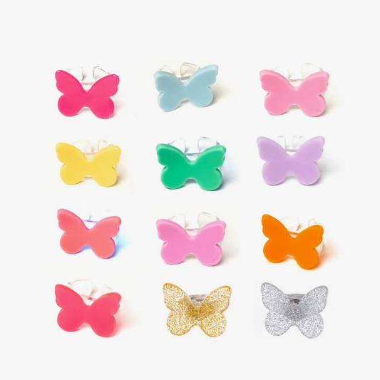 Butterfly Colorful Rings