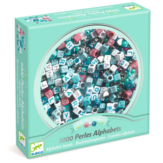 Alphabet Beads - Silver
