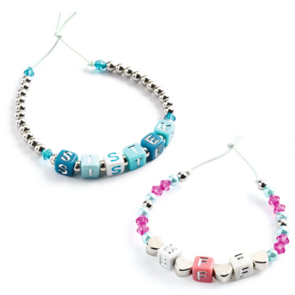 Alphabet Beads - Silver