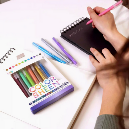 Color Sheen Metallic Gel Pens - set of 12