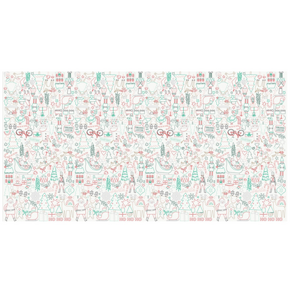 Christmas Color'n Tablecloth