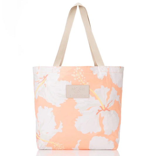 ALOHA COLLECTION - Taha'a Reversible Tote Bag | Peachy