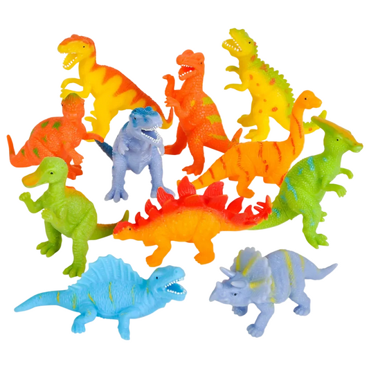 4" Squeeze Stretch Dinosaurs