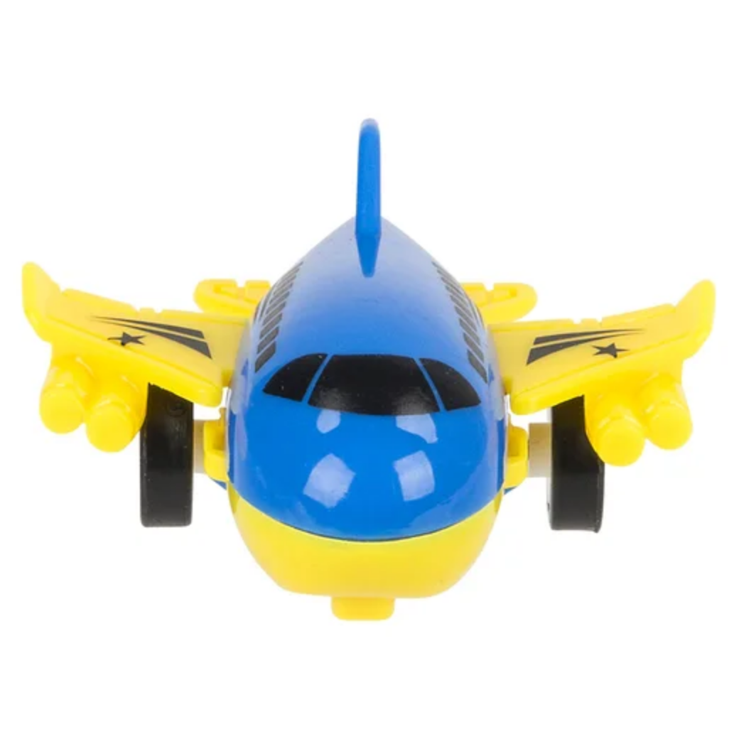 2" Pull Back Plastic Airplane