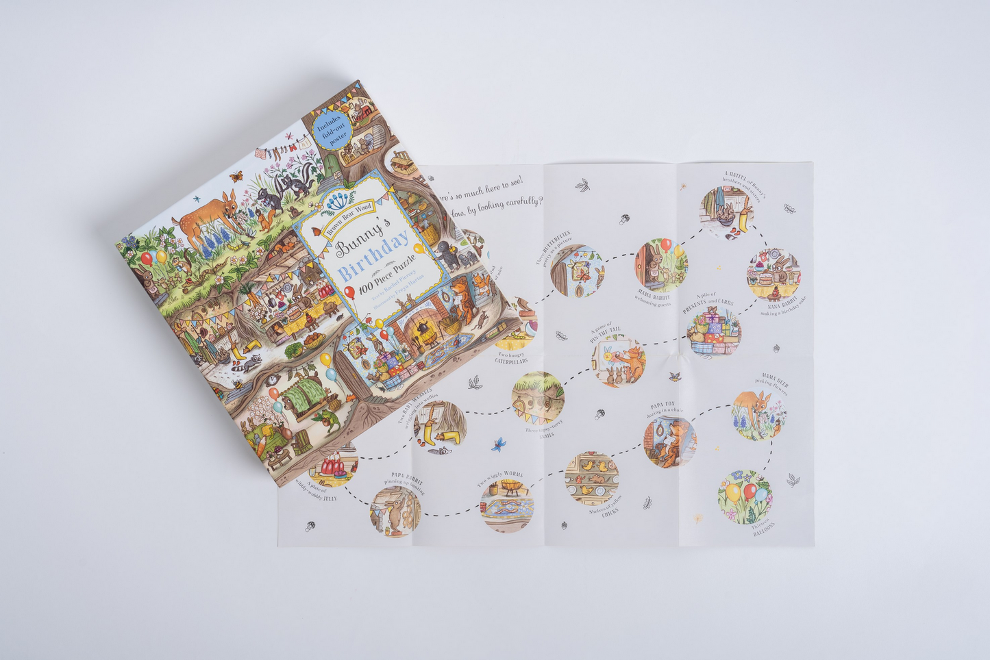 Bunny's Birthday Puzzle: A Magical Woodland 100pcs