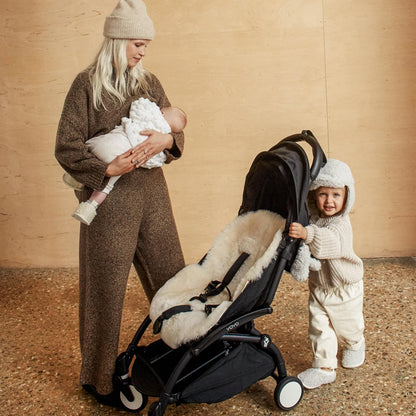 BINIBAMBA Sheepskin Snuggler Buggy Liner
