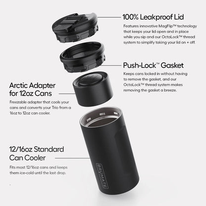 BRUMATE - Hopsulator Trio 3-in-1 | Glacier