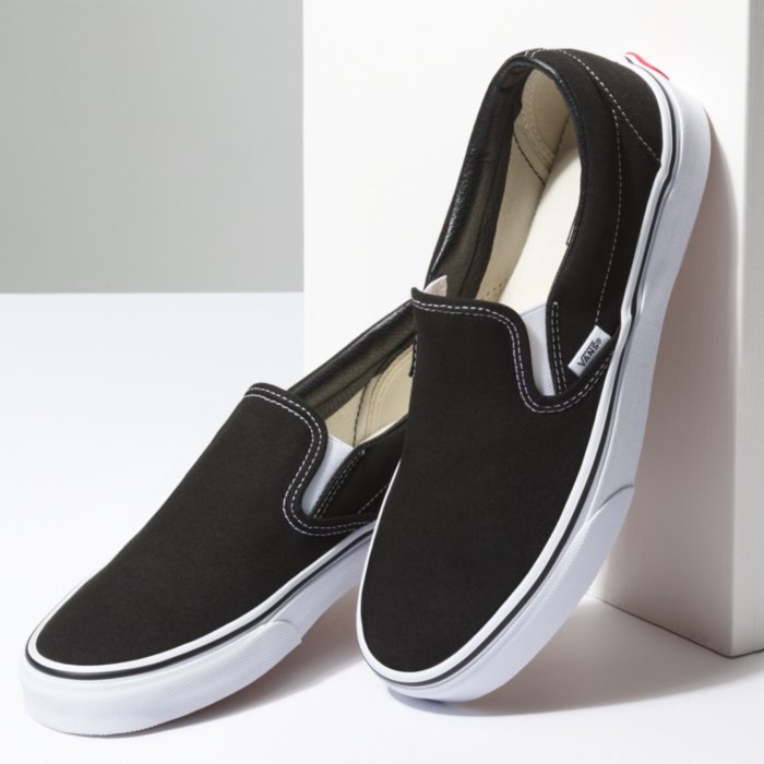 VANS - CLASSIC SLIP-ON | BLACK/WHITE