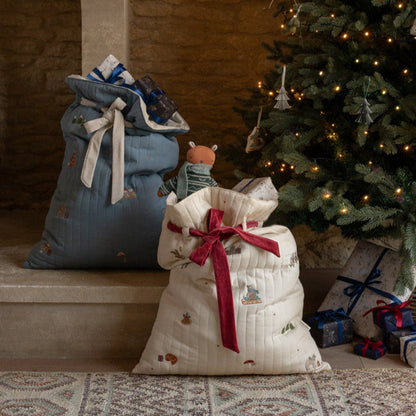 Avery Row Christmas Present Sack - Bear Cub