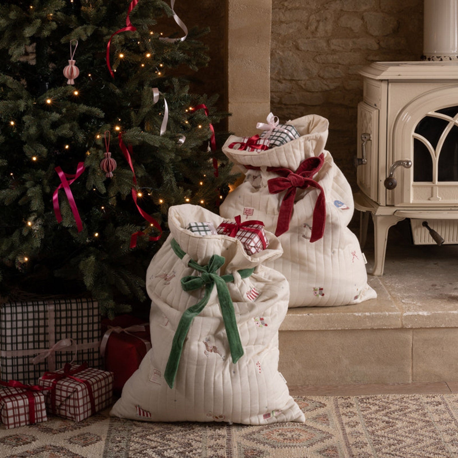 Avery Row Christmas Present Sack - The North Pole