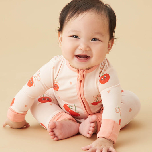 Berry Cherry Clever Zip Sleepsuit