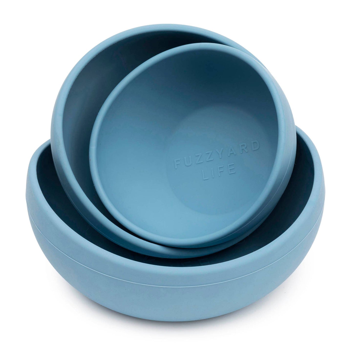FuzzYard Life Silicone Bowl - French Blue S