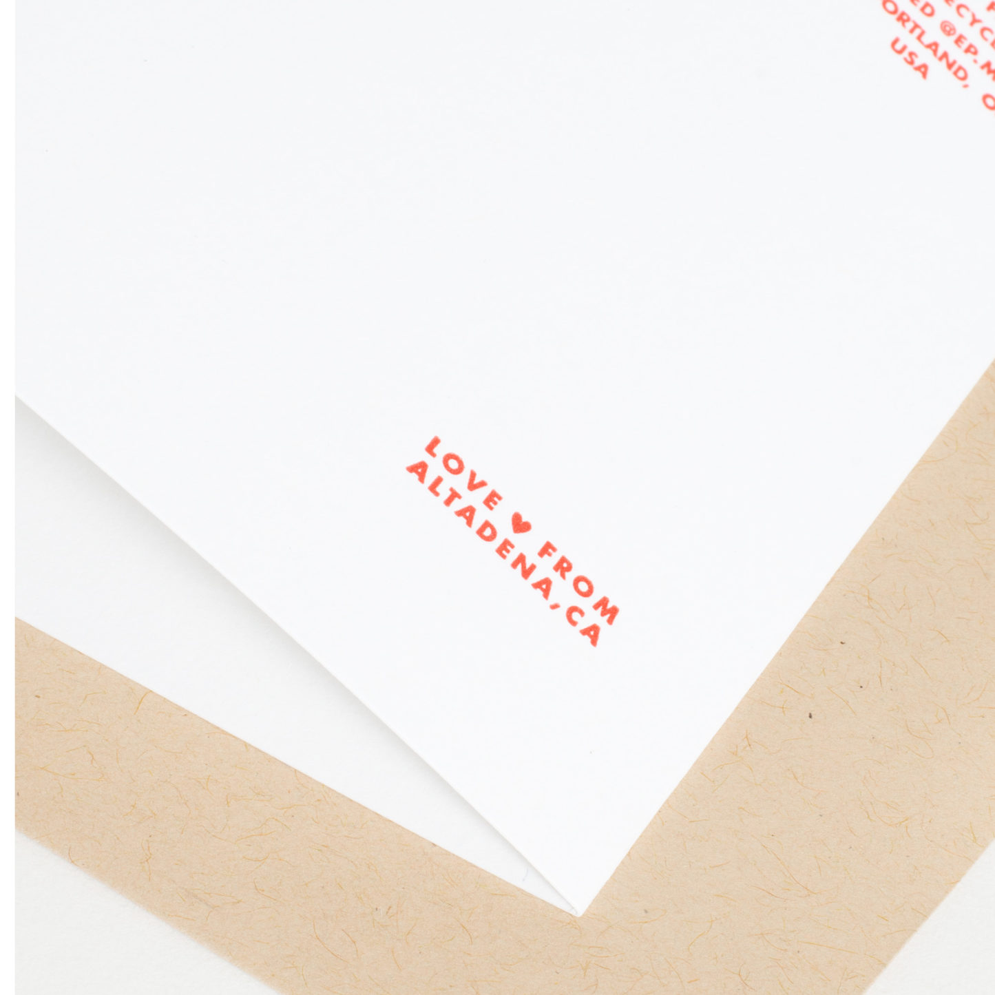 Birthday Fox Letterpress Card