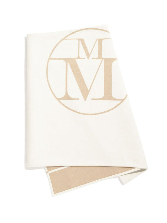 Aida logo-print cotton towel