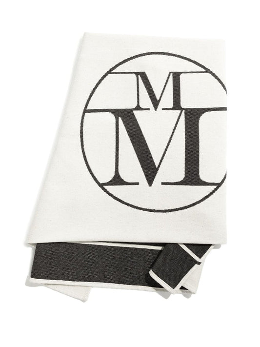 Aida logo-print cotton towel