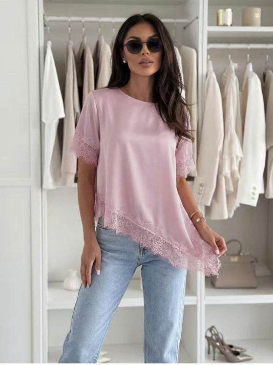 Asymmetrical Tencel Top
