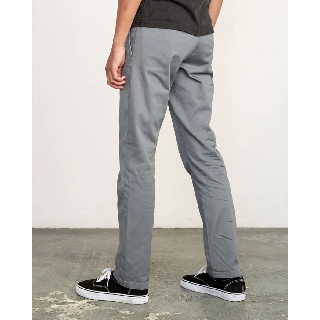 RVCA - WEEKEND STRETCH STRAIGHT FIT PANT | SMOKE