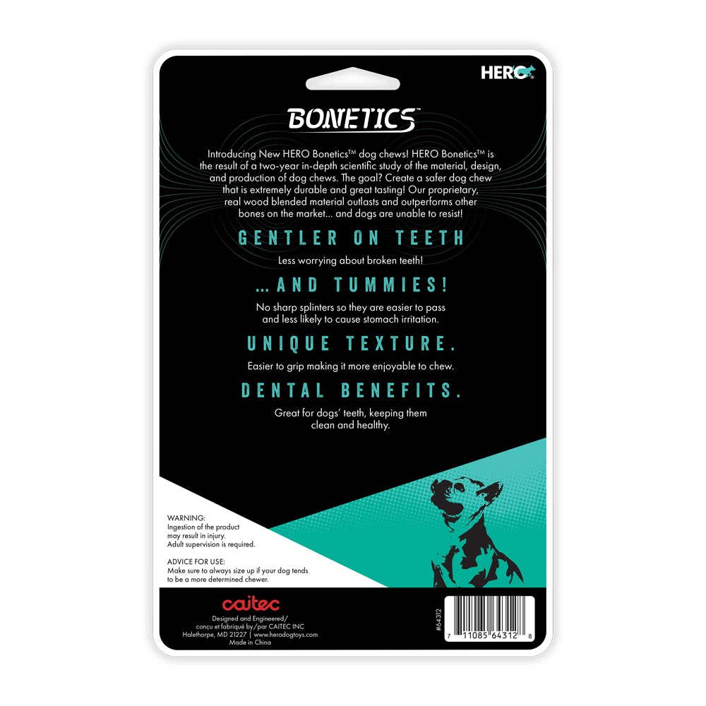 Caitec Inc - Bonetics 3pk Chew Combo Dog Chew Toys  – HERO