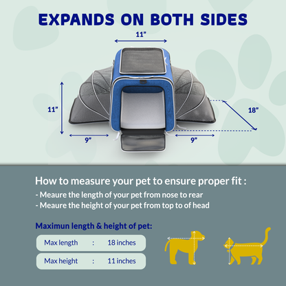 Katziela - Katziela Rolling Rover Airline Compliant Expandable Wheeled Pet Carrier