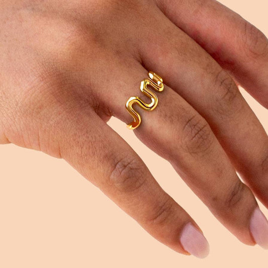 Alma Ring - 18K Gold Plated