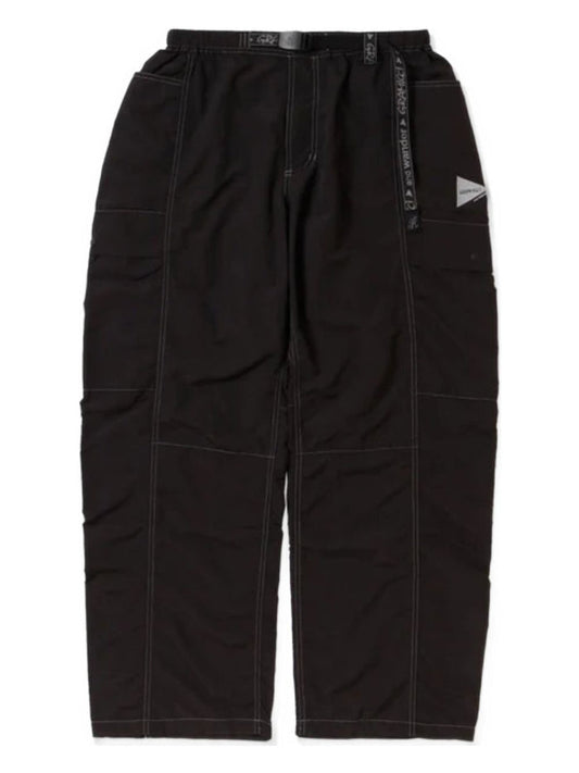 belted panelled trousers
