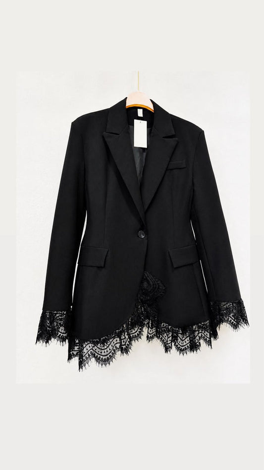 Black Lace Blazer