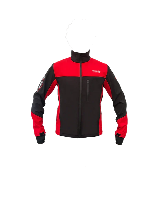 Breeze Up Soft Shell Jacket Unisex - Red / Black