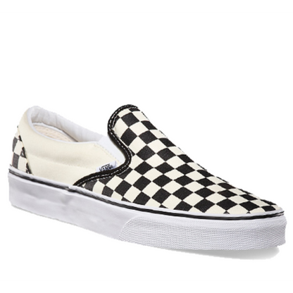 VANS - CLASSIC SLIP-ON CHECKERBOARD | BLACK/WHITE