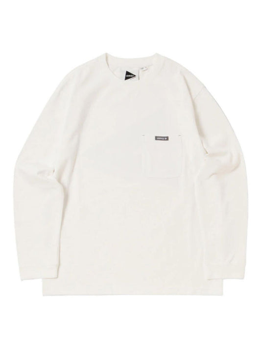 chest-pocket long-sleeve T-shirt