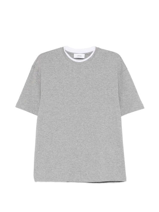 contrasting-trim T-shirt