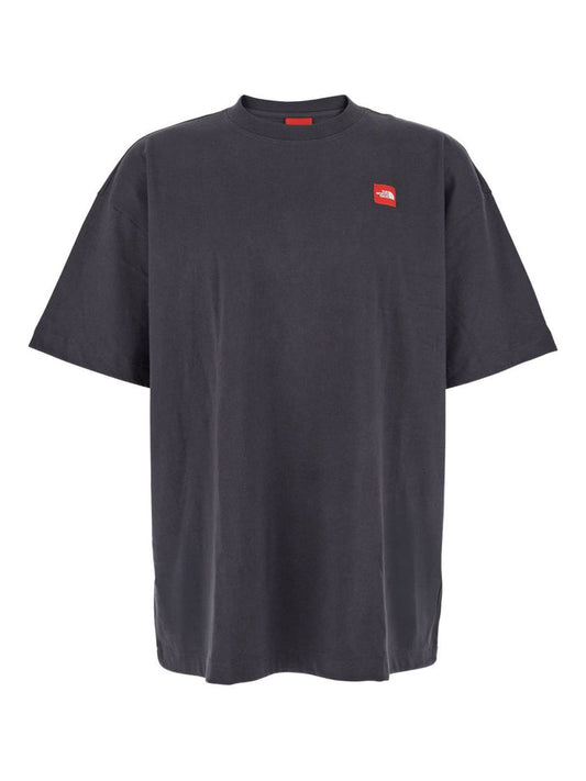 crew-neck logo-patch T-shirt